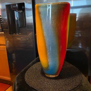 Sasaki “Santa Fe” Art Glass Vase.